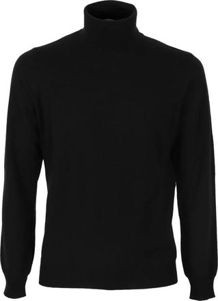 KANGRA Luxe Geelong Wollen Trui - Heren - Coltruien - Zwart - 3XL - Wol - Truien & Vesten