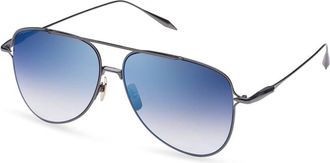 Dita Eyewear Moddict Blue Gradient Mirror Pilot Unisex Sunglasses DTS144-A-03 63