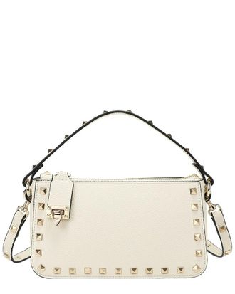 Tiffany & Fred Metallic Studded Convertible Shoulder Bag