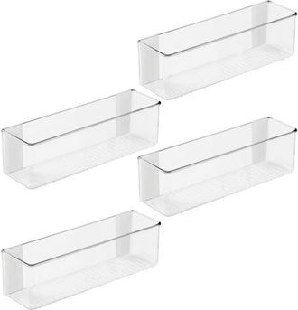 iDesign Adhesive Organizer Bin for Kitchen - Set of 4 - Clear at Nordstrom