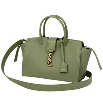 Saint Laurent Pre-owned Handbags, female, Green, Size: ONE SIZE Pre-owned Handbag