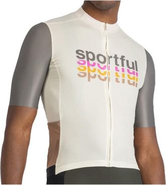 Sportful Supergiara 2 Logo Jersey Velotrikot f&uuml;r Herren | grau