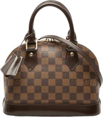Louis Vuitton Pre-owned Alma BB - Dames - Vintage Handtas - Bruin - ONE Size - Leer - Vintage