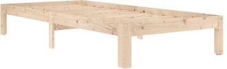 vidaXL Bed Frame without Mattress Solid Wood Pine 90x200cm Vidaxl
