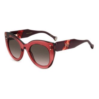 Carolina Herrera Sunglasses, female, Red, Size: 50 MM Sunglasses