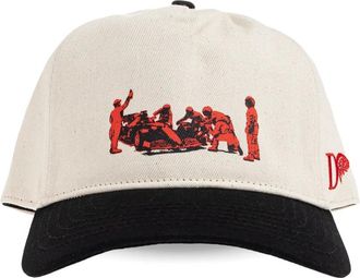 Duke and Dexter graphic-print baseball cap - men - Cotton - One Size - Neutrals