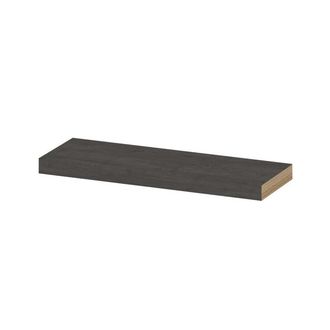 Bernacchini 20d wandplank - 60x20x3.5cm - voorzijde afgekant - tbv nis - MFC Oergrijs