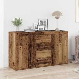 Berkfield Home Sideboard Old wood Solid reclaimed wood 120 x 36 x 69 cm in Brown
