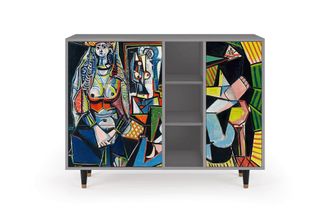 StoryZ Aparador multicolores 3 cajones y 1 puerta L 125 cm