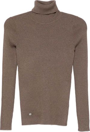 Lauren Ralph Lauren Geribbelde coltrui - Beige