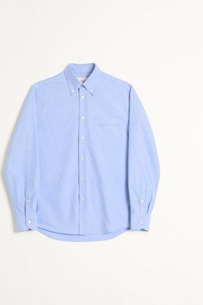 Valentino Camicia In Cotone Con Ricamo VLogo Uomo CELESTE 38