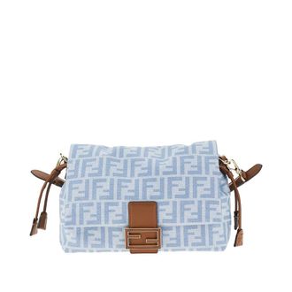 Fendi FF denim medium Mamma Baguette bag Woman One Size