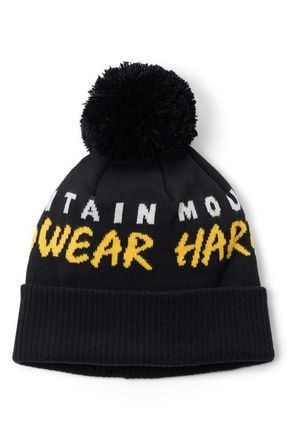 Mountain Hardwear Aprespro Pom Beanie in Black at Nordstrom