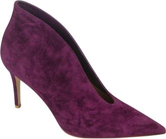 Gianvito Rossi Enkellaarsjes - Dames - Laarzen met Hak - Paars - 36 1/2 EU - Schoenen