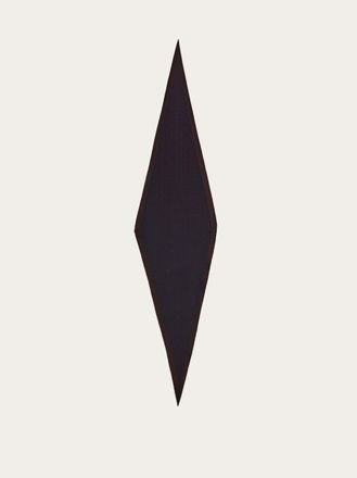 Ferragamo Men Diamond scarf Blue