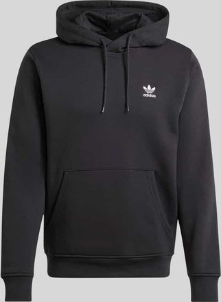 adidas Originals Regular Fit Hoodie aus Baumwoll-Mix mit Logo-Stitching in Black, Gr&ouml;&szlig;e S