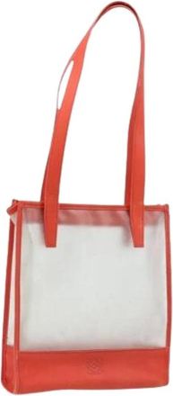 Loewe Pre-owned Tote Bags, female, Orange, Size: ONE SIZE Pre-owned Tote Bag