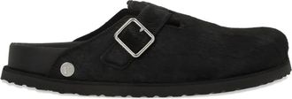 Birkenstock Boston Fur muiltjes - Zwart