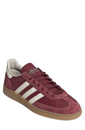 adidas Gender Inclusive Handball Spezial Sneaker in Shadow Red/Cream White/Gum at Nordstrom, Size 10.5 Womens
