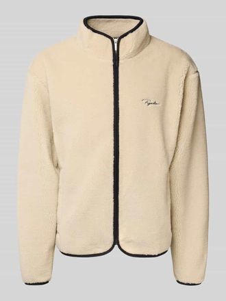 Pegador Teddyjacke mit Rei&szlig;verschluss in Ecru, Gr&ouml;&szlig;e L