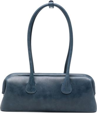 Osoi Boat Aged-effect Leather Tote Bag