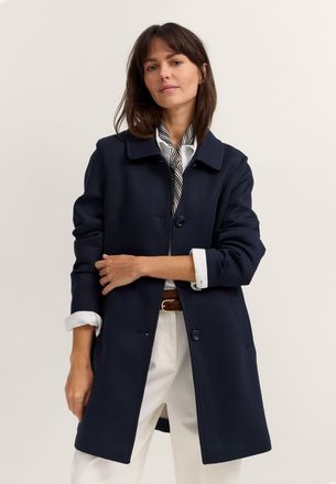 Bugatti Damen Korte jas van neopreen met knoopsluiting