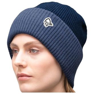 Norrøna 29 Heavy MerinoUll Contrast Beanie Mütze - Unisex | blau