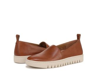 Vionic Uptown A-Line Womens Flat Shoes Tan Leather : 11 M