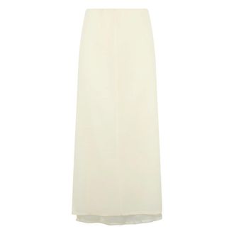 Fabiana Filippi Maxi Skirts, female, White, Size: XS Pleated Skirt