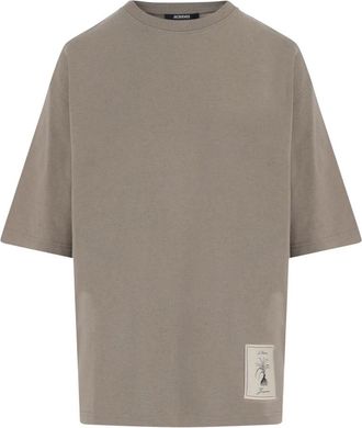 Jacquemus Katoenen T-shirt Met Logo - Heren - T-shirts - Beige - S - Katoen - Tops