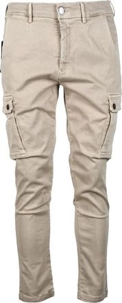 Replay Broek - Heren - Slim Fit Broeken - Beige - W33 - Katoen - Broeken