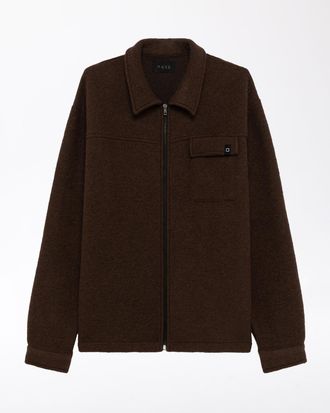 D.A.T.E. shirt jacket basic brown