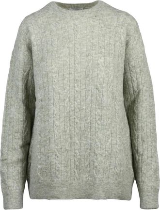 Ballantyne Truien & Vesten, Dames, Groen, XS, Wol, Pullover Intrecciato Girocollo
