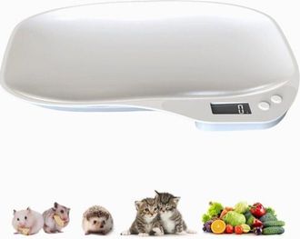 OEM B&aacute;scula Digital Port&aacute;til Para Mascotas Peque&ntilde;as (15 Kg) Para Perros Y Gatos - Con Pantalla Lcd