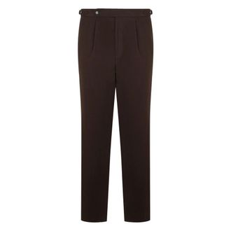 HUGO BOSS H-Perino-PLDTLWG-263 Broeken - Heren - Broeken - Bruin - Maat: 2XL Katoen