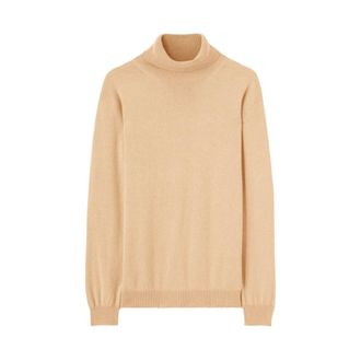 Dondup Turtlenecks, male, Beige, Size: 3XL Turtleneck Knitwear
