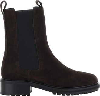 Aeyde Jack Chelsea Boot - Dames - Chelseaboots - Bruin - 39 EU - Leer - Schoenen
