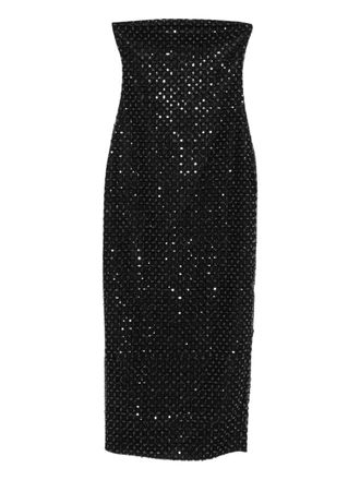 Rotate beaded-embellishment maxi dress - Black