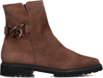 Brunate Bruine Su&egrave;de Enkellaarzen Vrouwen - Dames - Enkellaarsjes - Bruin - 39 EU - Su&egrave;de - Schoenen