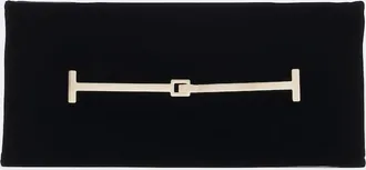 Tom Ford Arc Small velvet clutch