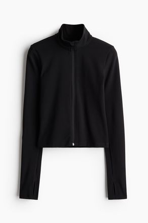 H&M Sportshirt mit SoftMove - Schwarz