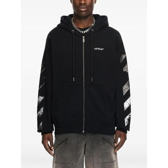 Off-white Metal Arrow Zip-up Hoodie