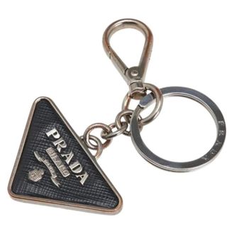Prada Pre-owned Sleutelhanger - Heren - Vintage Accessoires - Zwart - ONE Size - Leer - Vintage