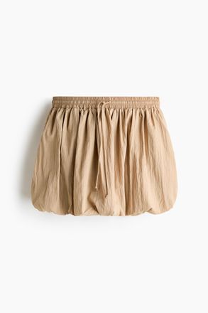 H&M Ballonjupe - Beige