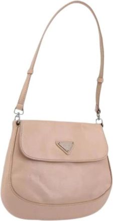 Prada Pre-owned Vintage Shoulder Bag - Dames - Vintage Schoudertas - Roze - ONE Size - Leer - Vintage
