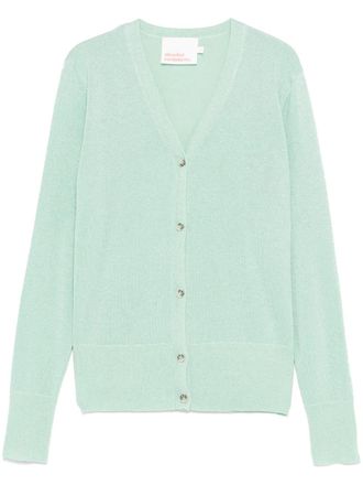 Absolut Cashmere Priscilla cardigan - women - Lyocell/Cashmere/Polyester/Metallised Fibres - S - Green