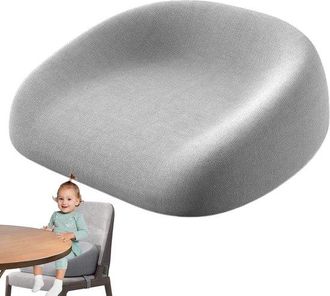 OEM Asiento Elevador Para Ni&ntilde;os Peque&ntilde;os Oimg, Altura 68 Cm, Elevador De Silla, Coj&iacute;n Elevador, Dise&ntilde;o Antideslizante, Hacer La Tarea, Gris