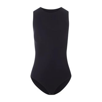 Jil Sander Full-Body, female, Black, M, Black Top with Polyamide and Elastane