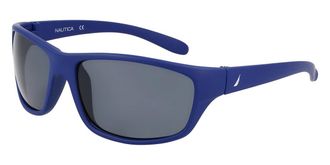 Nautica N2239S 420 Mens Sunglasses Blue Size 62