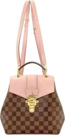 Louis Vuitton Damier Damier Canvas Ebene Magnolia Damier Canvas Backpack (Pre-Owned)